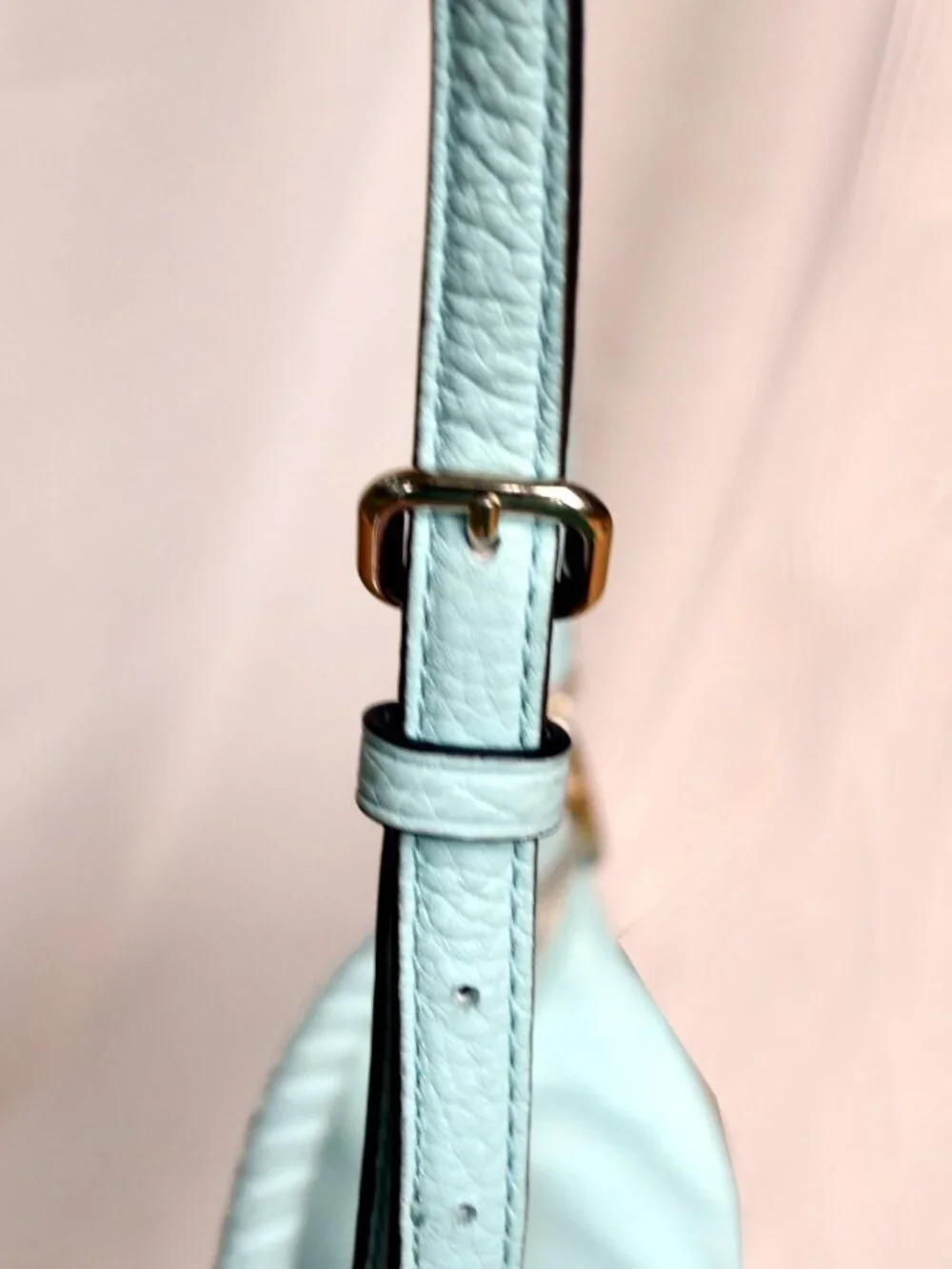 Kate Spade Elliot Place Carmina Pebbled Leather Crossbody Shoulder Bag Mint